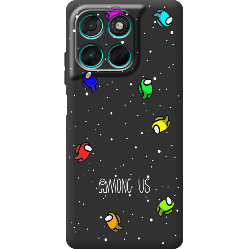 Чорний чохол BoxFace Moto G77 Among Us Invisible