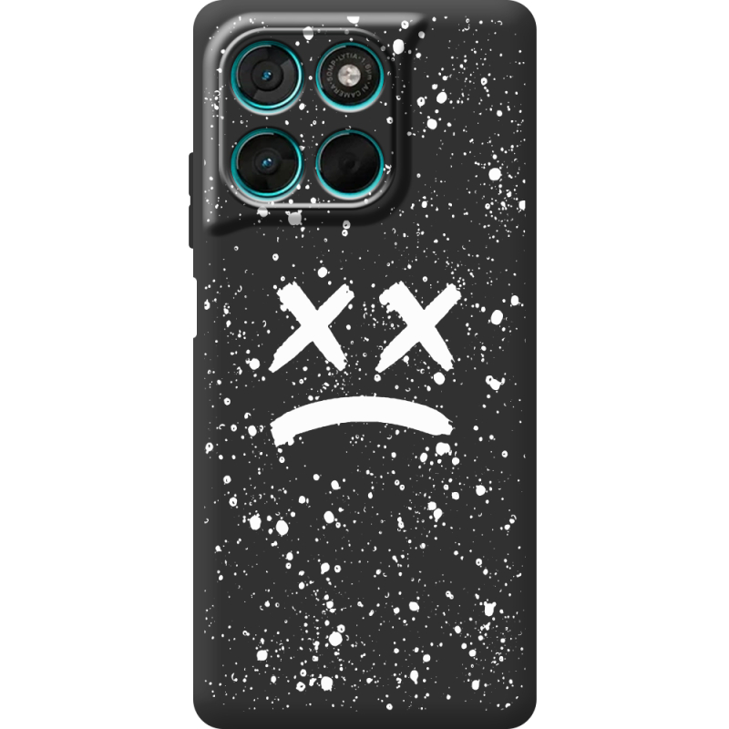 Чорний чохол BoxFace Moto G77 Sad Way