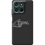 Чорний чохол BoxFace Moto G77 Pew Pew