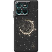 Чорний чохол BoxFace Moto G77 Moon