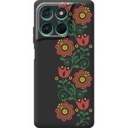 Чорний чохол BoxFace Moto G77 Ethno