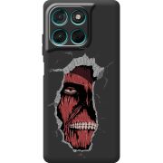 Чорний чохол BoxFace Moto G77 Нападение на Титана
