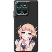 Чорний чохол BoxFace Moto G77 Himiko Toga Smile
