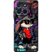 Чорний чохол BoxFace Moto G77 Малий вухань