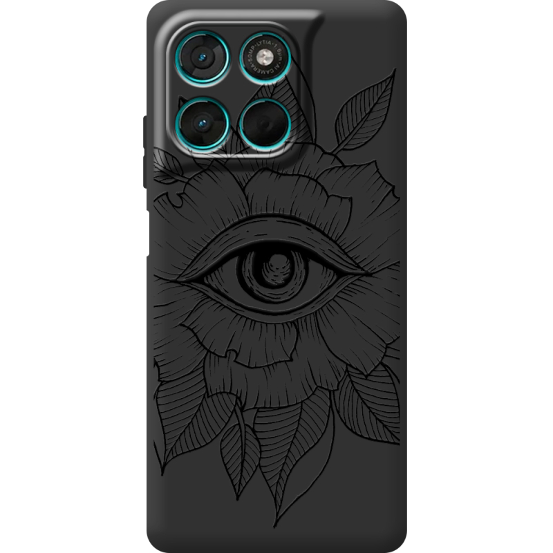 Чорний чохол BoxFace Moto G77 Eye