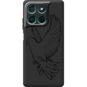 Чорний чохол BoxFace Moto G77 Dove