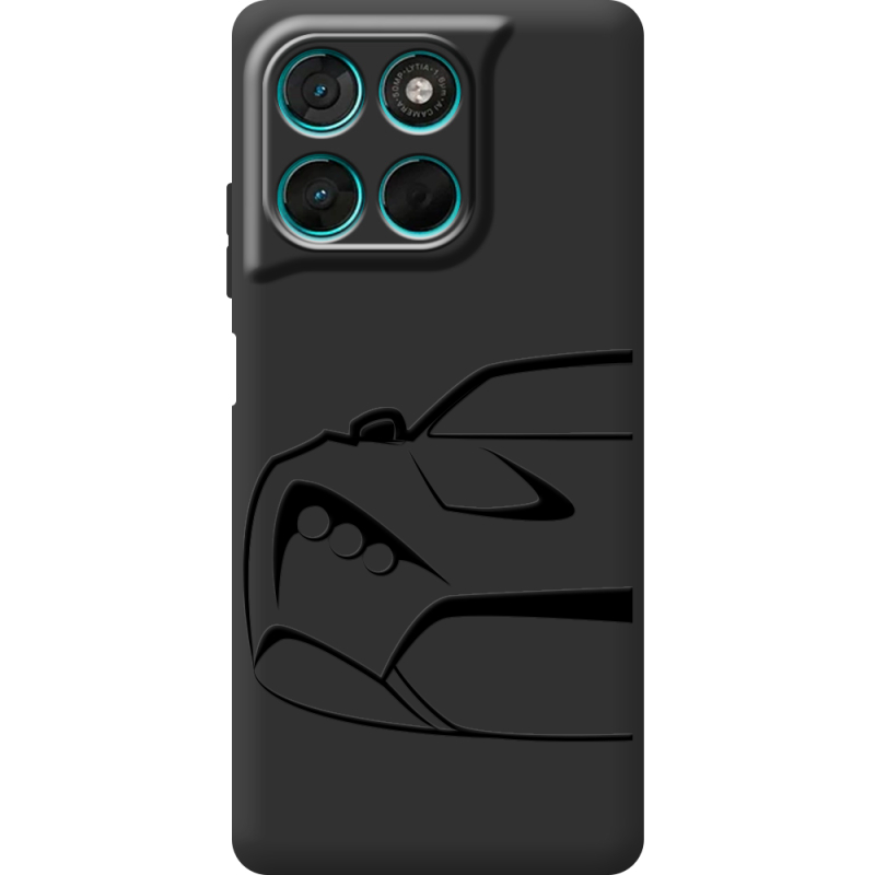 Чорний чохол BoxFace Moto G77 Sportcar