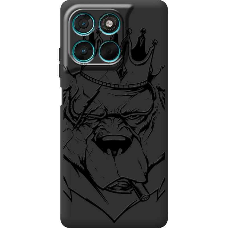 Чорний чохол BoxFace Moto G77 Bear King