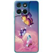 Чохол зі стразами Moto G77 Butterflies