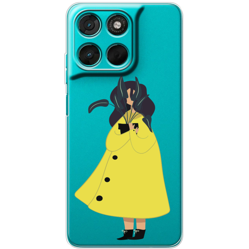 Прозорий чохол BoxFace Moto G77 Just a Girl