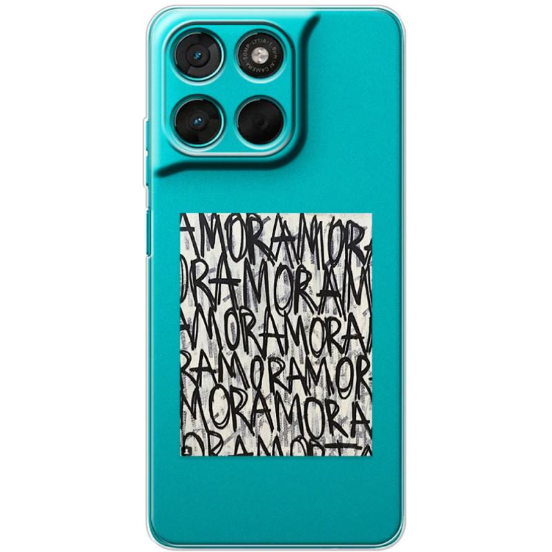 Прозорий чохол BoxFace Moto G77 Amor Amor