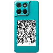 Прозорий чохол BoxFace Moto G77 Blah Blah