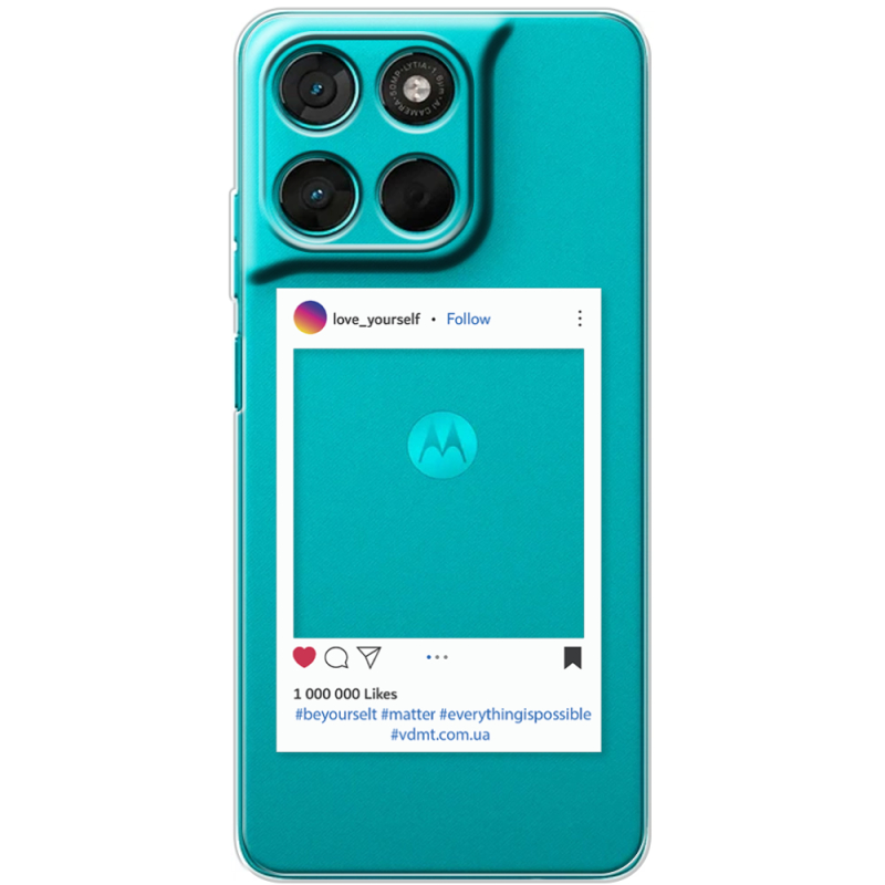 Прозорий чохол BoxFace Moto G77 Insta