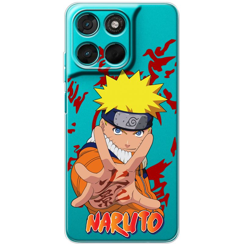 Прозорий чохол BoxFace Moto G77 Naruto
