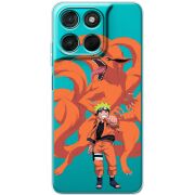 Прозорий чохол BoxFace Moto G77 Naruto and Kurama