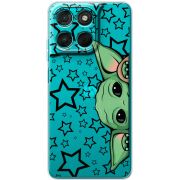 Прозорий чохол BoxFace Moto G77 Baby Yoda