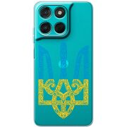 Прозорий чохол BoxFace Moto G77 Gold Trident