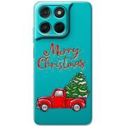 Прозорий чохол BoxFace Moto G77 Holiday Car