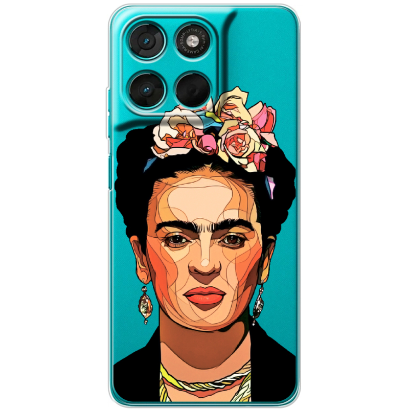 Прозорий чохол BoxFace Moto G77 Фрида Кало