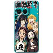 Прозорий чохол BoxFace Moto G77 Незуко та друзі