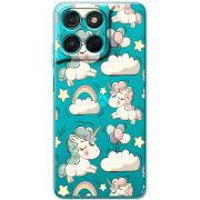 Прозорий чохол BoxFace Moto G77 Unicorns