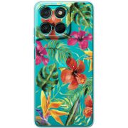 Прозорий чохол BoxFace Moto G77 Tropical Flowers