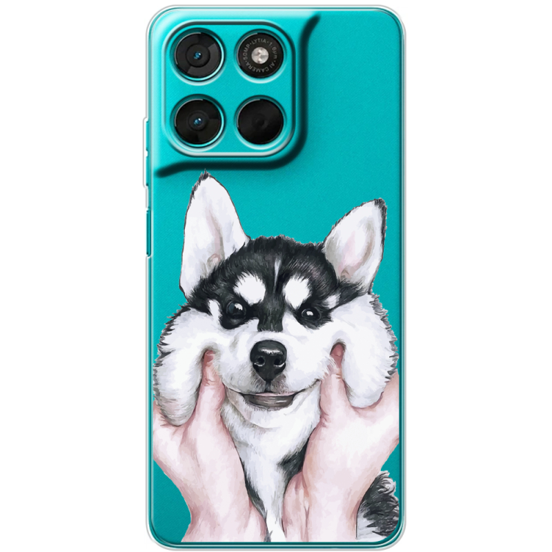 Прозорий чохол BoxFace Moto G77 Husky