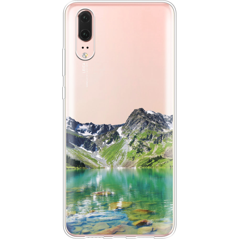 Прозрачный чехол Uprint Huawei P20 Green Mountain