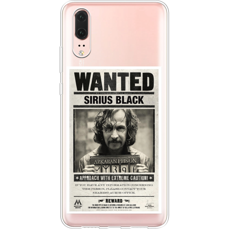 Прозрачный чехол Uprint Huawei P20 Sirius Black