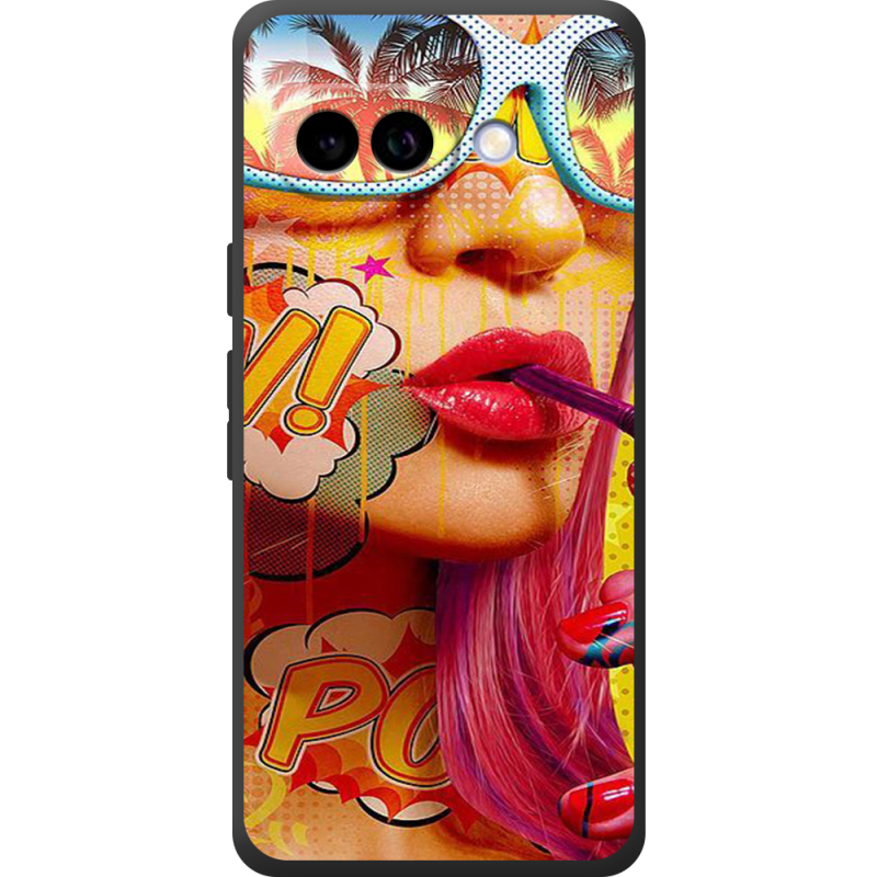Чохол BoxFace Google Pixel 10A Yellow Girl Pop Art