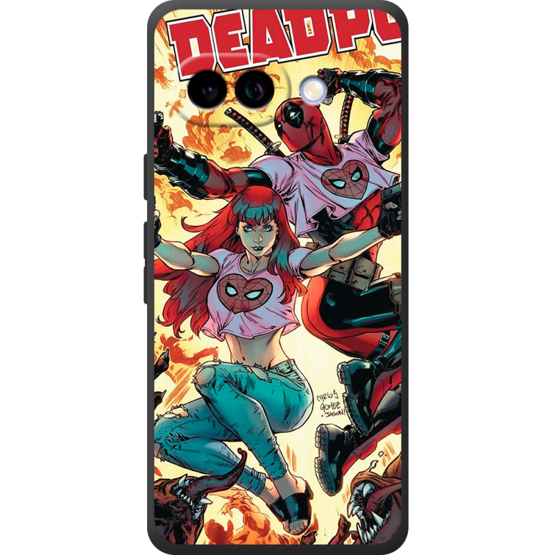 Чохол BoxFace Google Pixel 10A Deadpool and Mary Jane