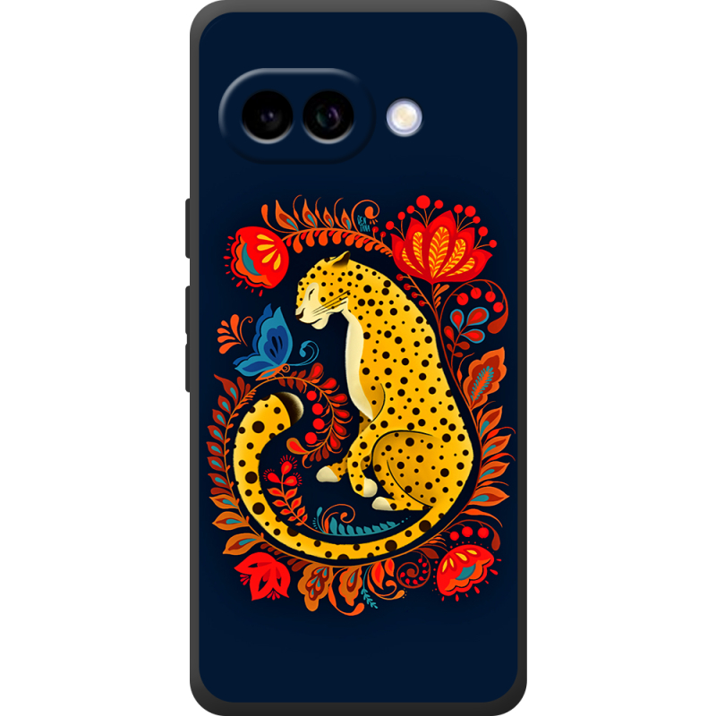 Чохол BoxFace Google Pixel 10A Petrykivka Leopard
