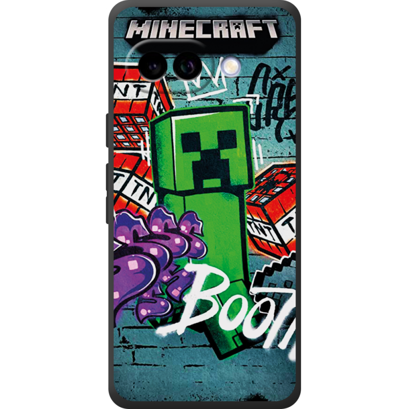 Чохол BoxFace Google Pixel 10A Minecraft Graffiti