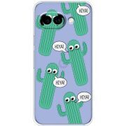 Прозорий чохол BoxFace Google Pixel 10A с 3D-глазками HIYA