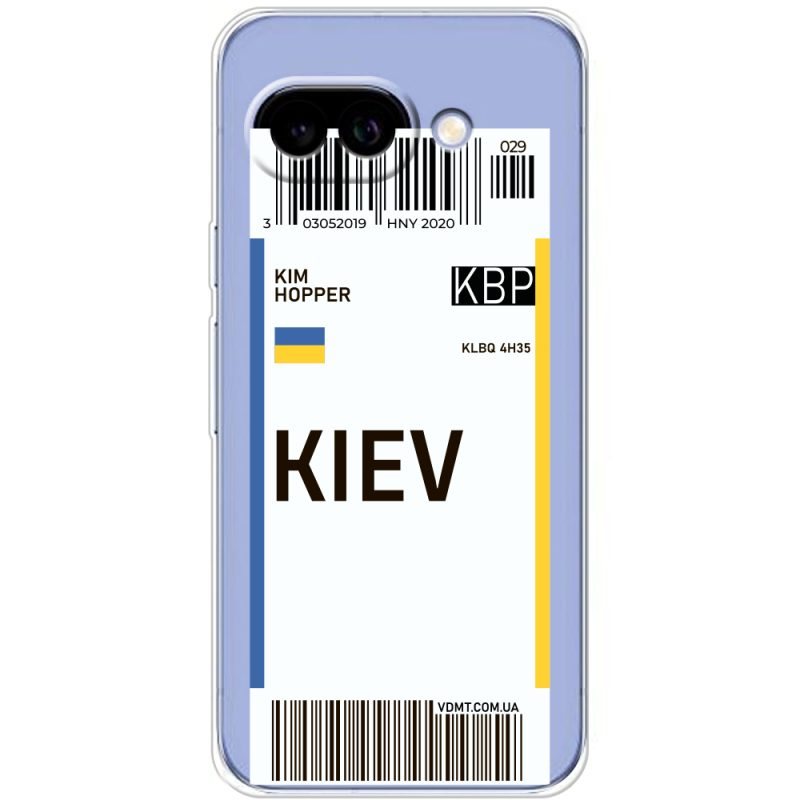 Прозорий чохол BoxFace Google Pixel 10A Ticket Kiev