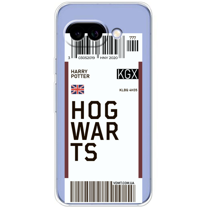 Прозорий чохол BoxFace Google Pixel 10A Ticket Hogwarts