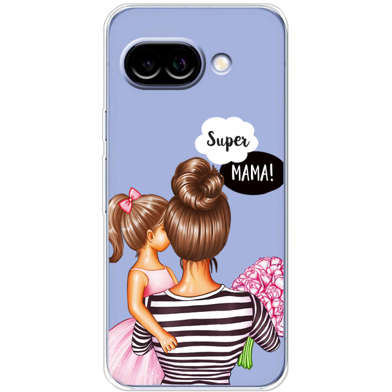 Прозорий чохол BoxFace Google Pixel 10A Super Mama and Daughter