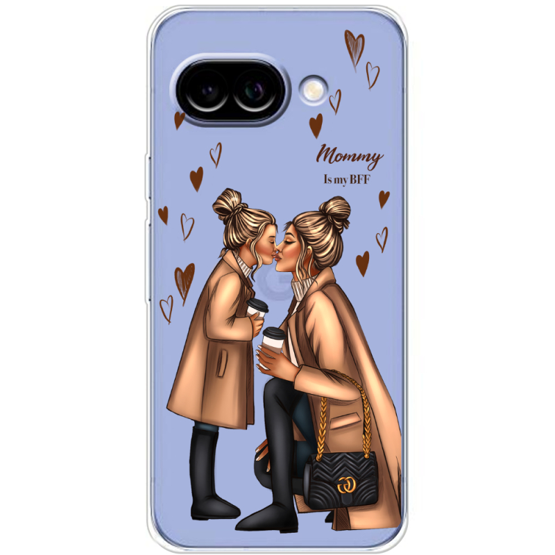Прозорий чохол BoxFace Google Pixel 10A Mommy Is My BFF