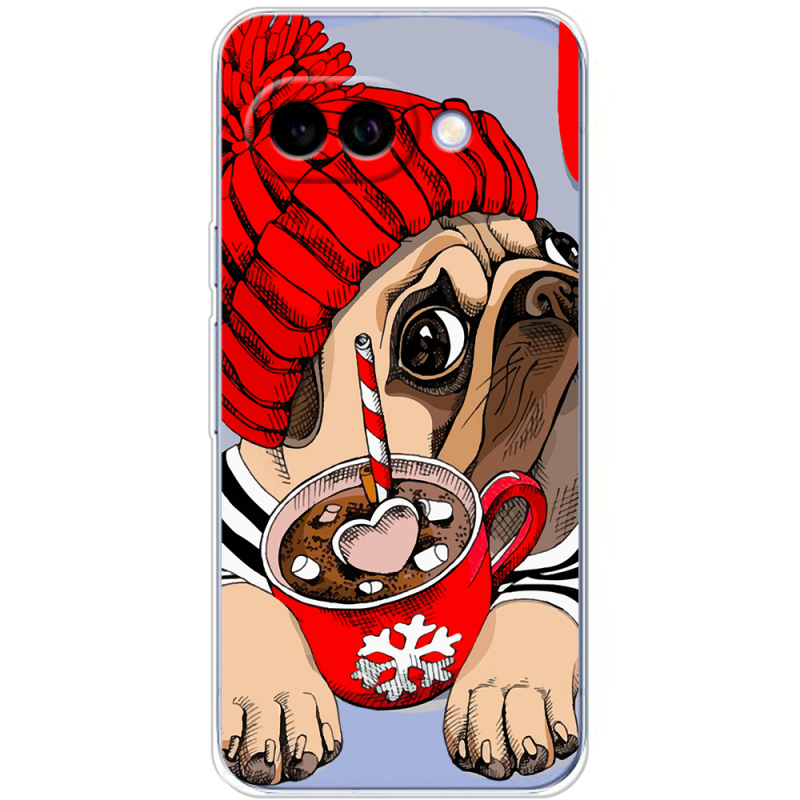 Прозорий чохол BoxFace Google Pixel 10A Winter Puggy