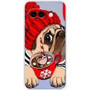 Прозорий чохол BoxFace Google Pixel 10A Winter Puggy