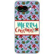 Прозорий чохол BoxFace Google Pixel 10A Vintage Christmas Pattern
