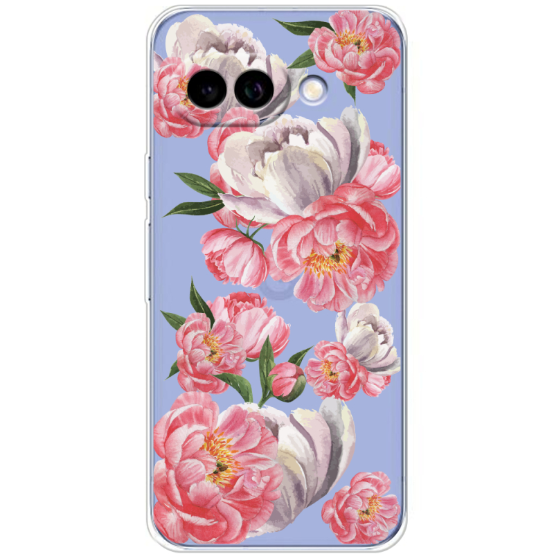 Прозорий чохол BoxFace Google Pixel 10A Peony Watercolor Style