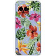 Прозорий чохол BoxFace Google Pixel 10A Tropical Flowers