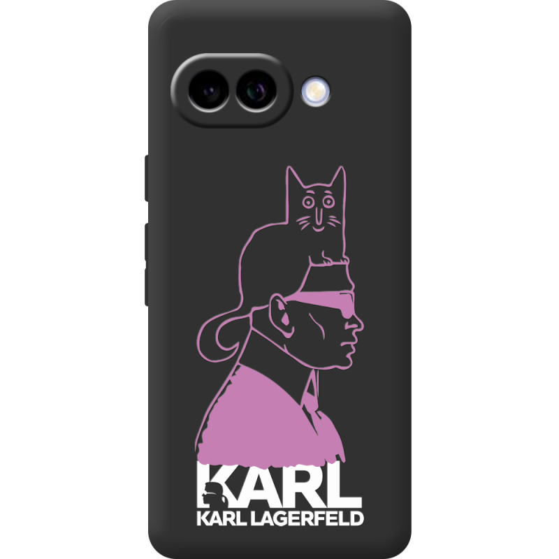 Чорний чохол BoxFace Google Pixel 10A Pink Karl