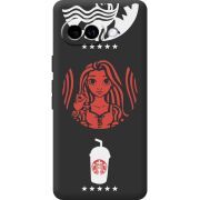 Чорний чохол BoxFace Google Pixel 10A RedWhite Coffee