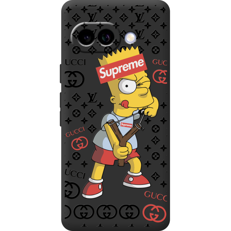 Чорний чохол BoxFace Google Pixel 10A Yellow Fun