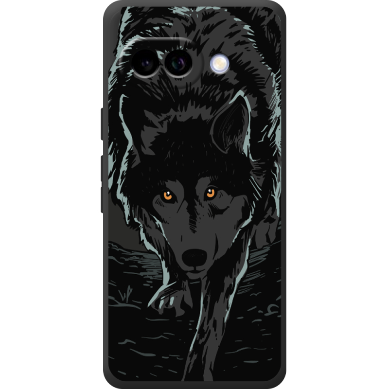 Чорний чохол BoxFace Google Pixel 10A Wolf