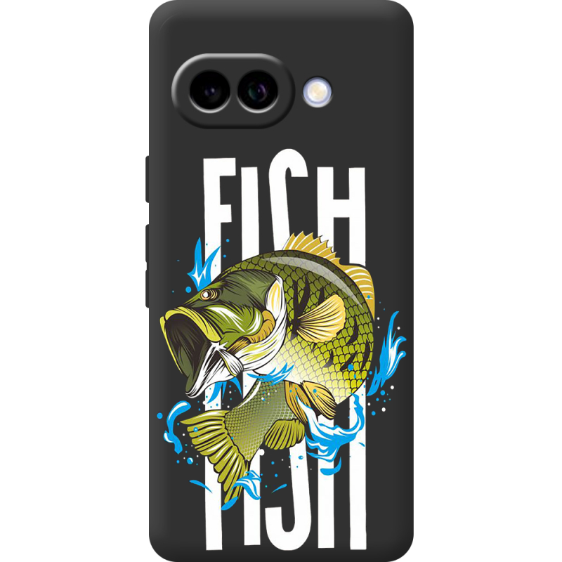 Чорний чохол BoxFace Google Pixel 10A Fish