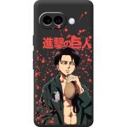 Чорний чохол BoxFace Google Pixel 10A Атака Титанов Леви