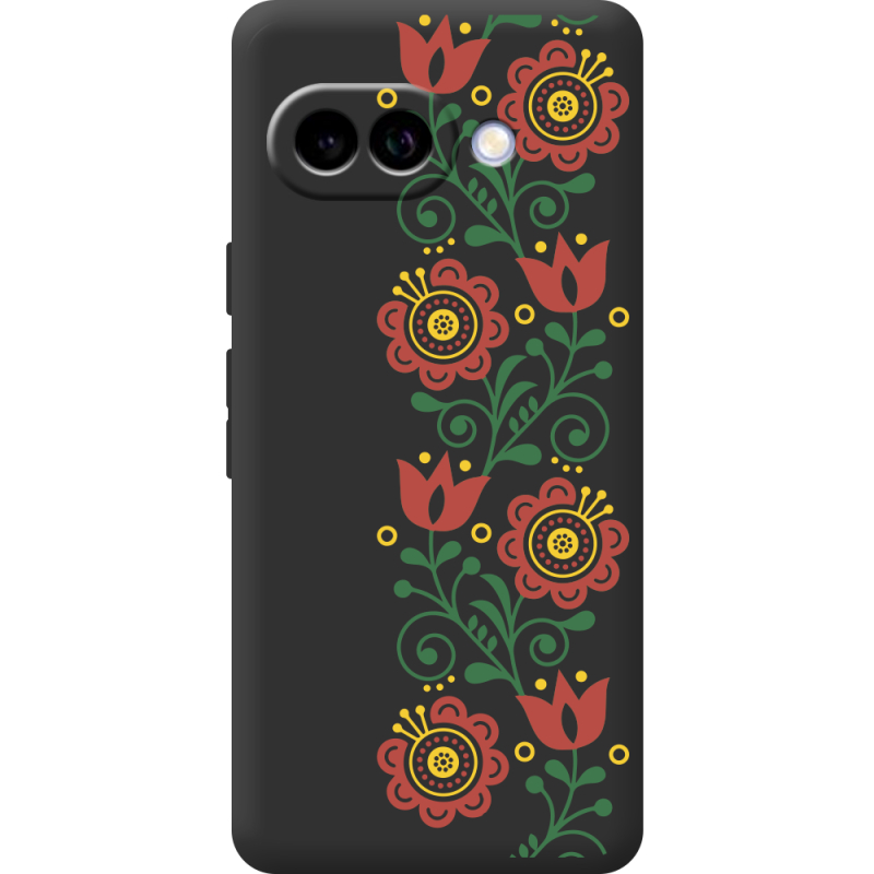 Чорний чохол BoxFace Google Pixel 10A Ethno